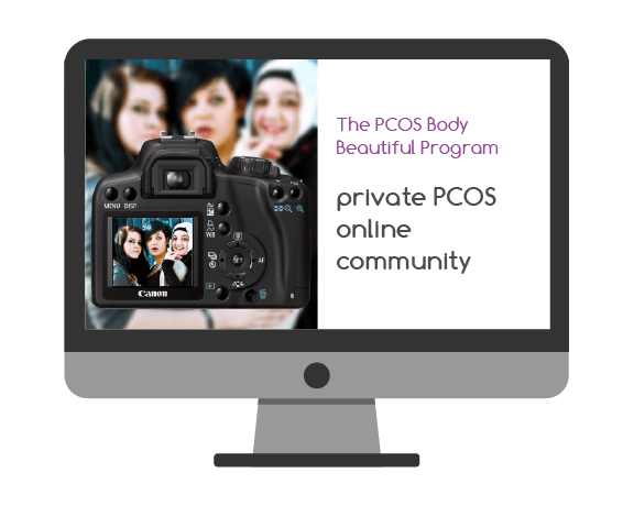 private online community for women with PCOS